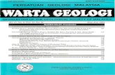 PERSATUAN GEOLOGI MALAYSIA - .PERSATUAN GEOLOGI MALAYSIA ... Laporan (Report) 115 ... pengawetan